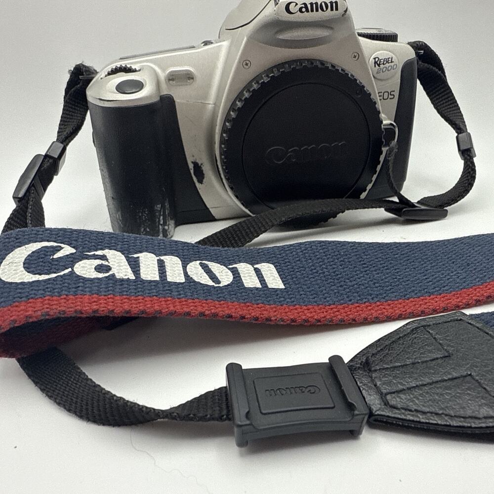 Canon EOS Rebel 2000 SLR Camera Kit W Strap, Camera Only UNTESTED